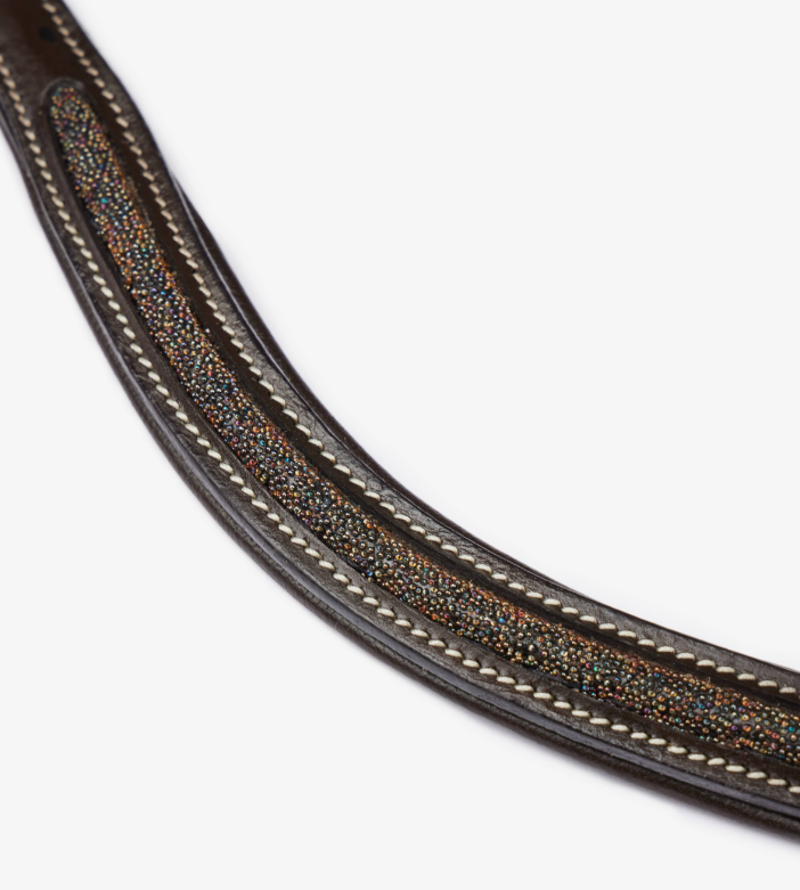 LeMieux Hobby Horse Crystal Browband - Brown-1